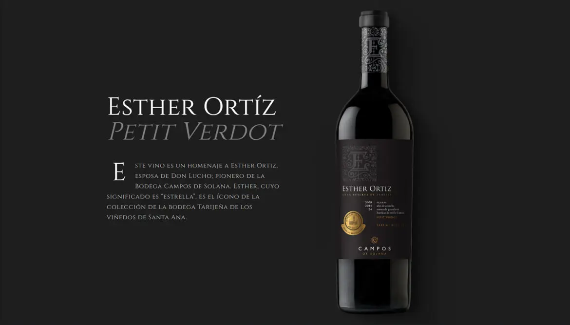 Esther Ortiz un vino premiado en el mundo